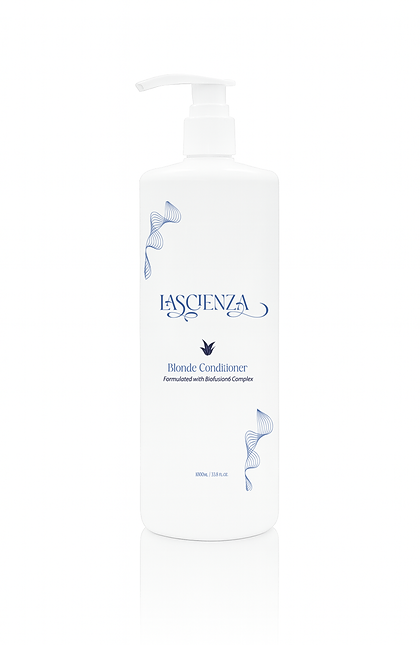 Blonde Conditioner bottle for hydration and tone maintenance
