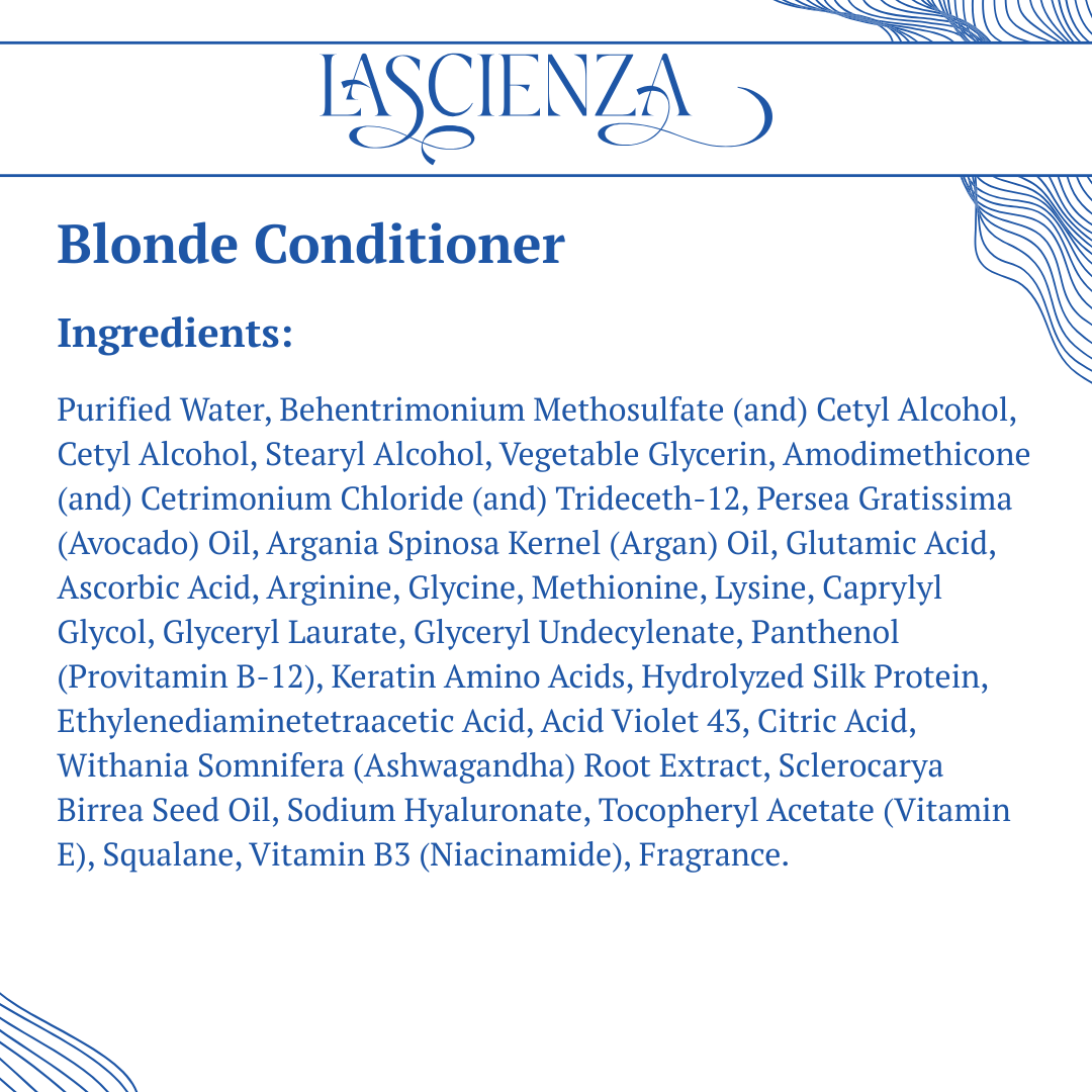 Blonde Toning Conditioner