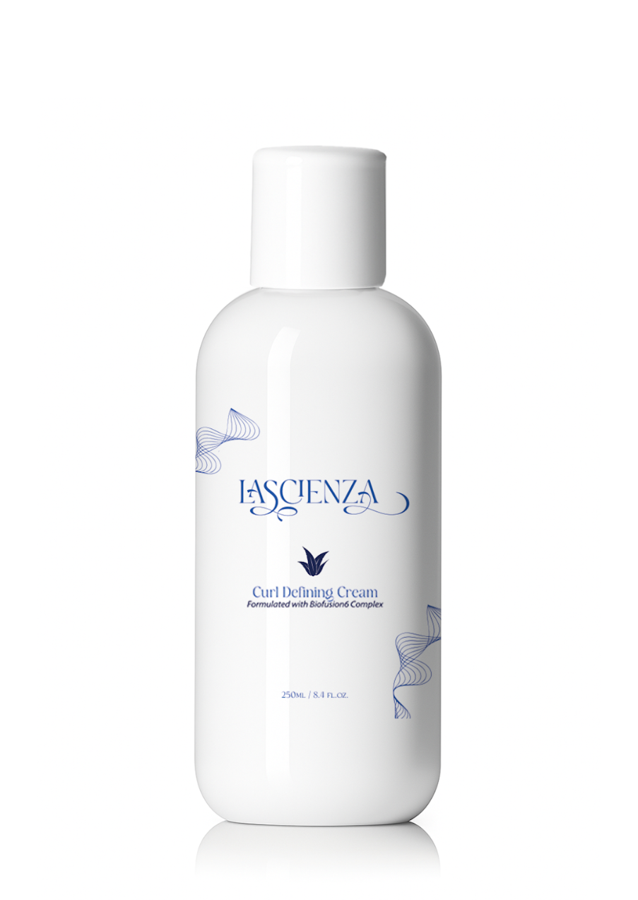 Frizz control styling cream for curly hair