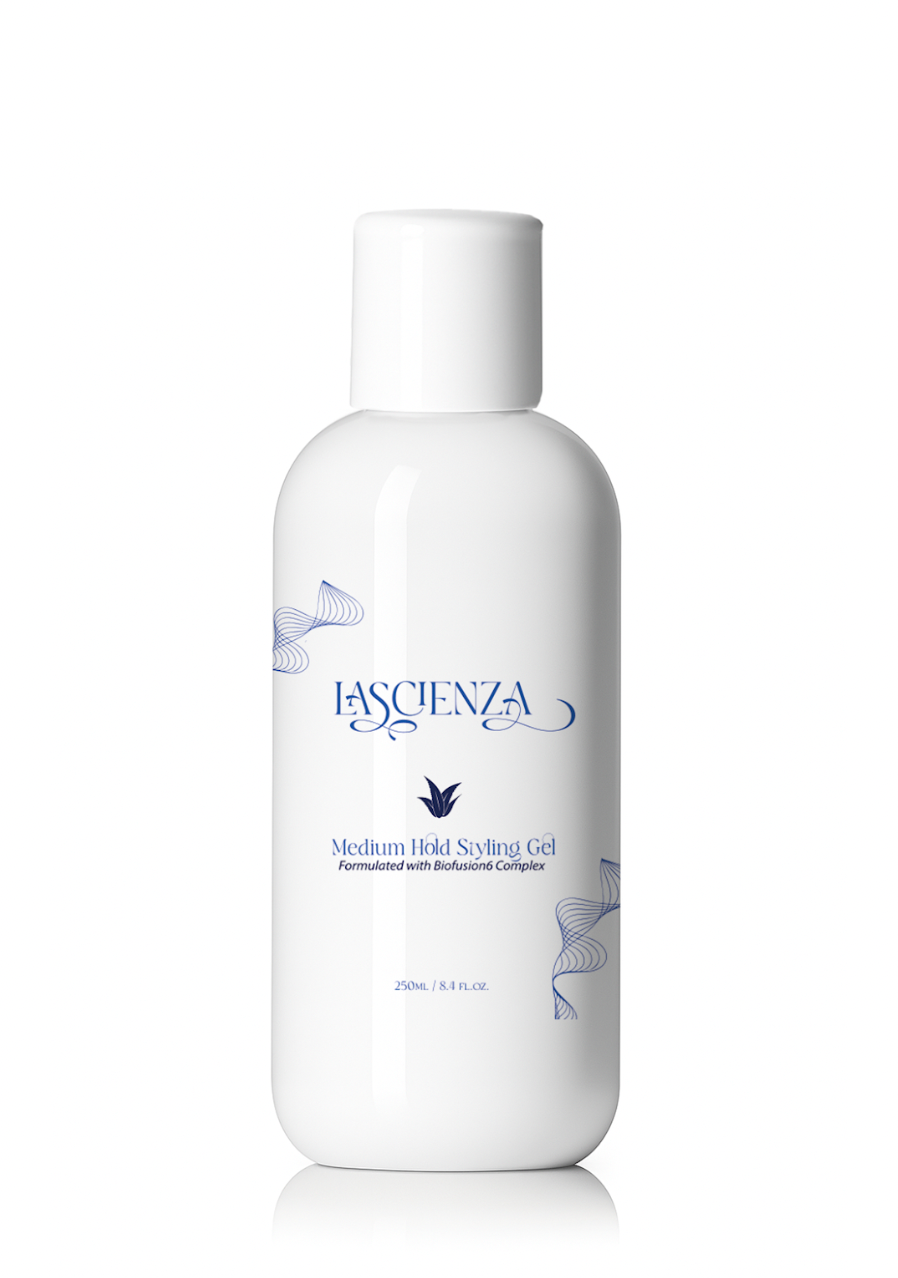 Medium Hold Gel for flexible hairstyles
